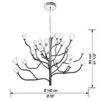 Fukasawa Flowers Chandelier