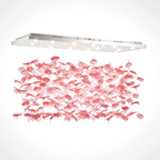 Multicolor Crystal Spiral Maple Leaf Chandelier
