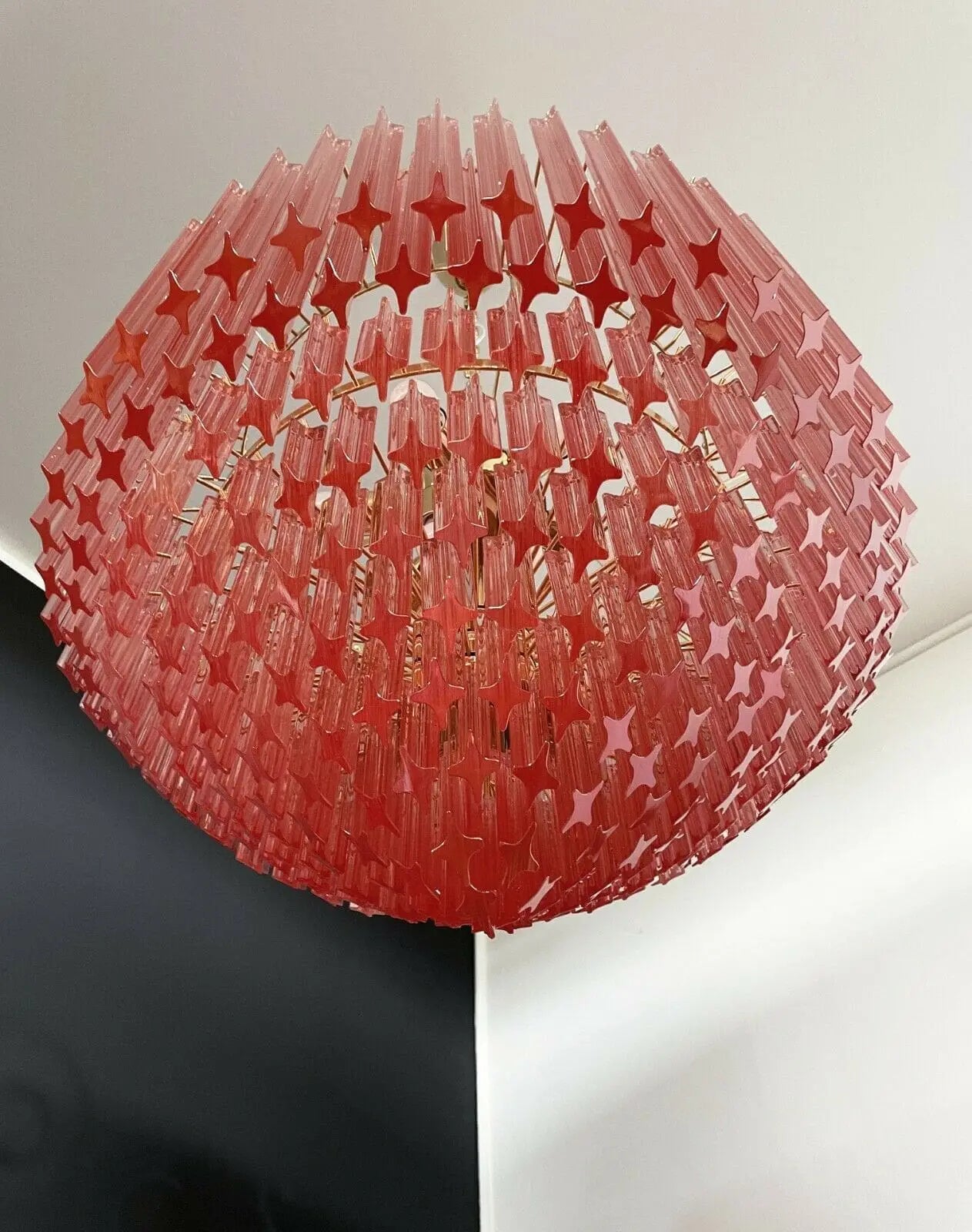 Murano Glass Chandelier – Pink