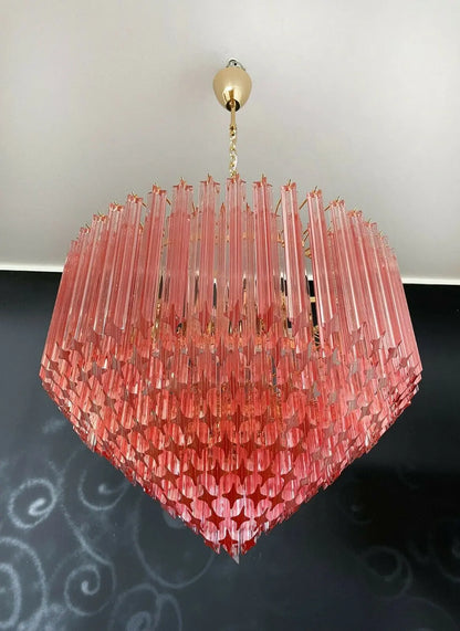Murano Glass Chandelier – Pink