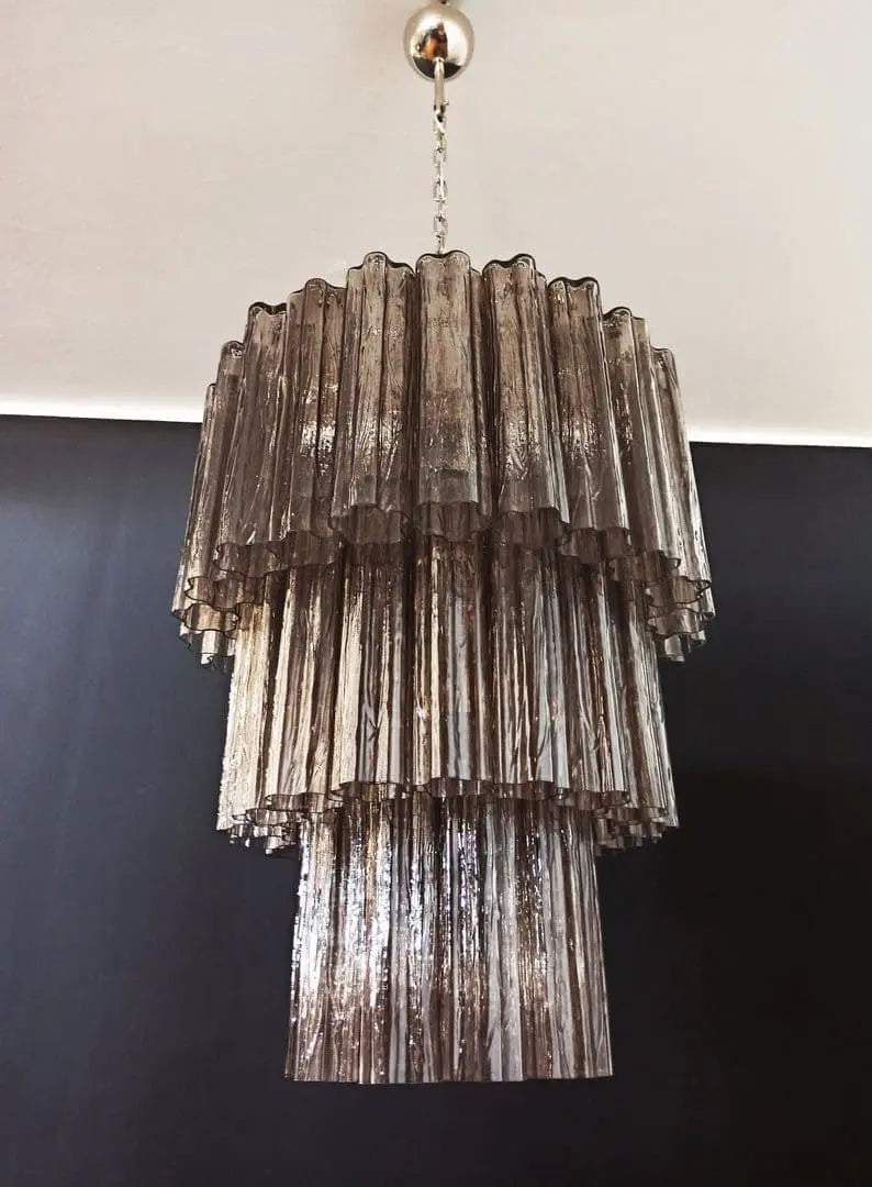 Murano Glass Chandelier – Smoked