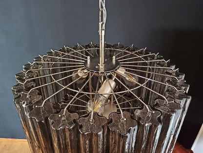 Murano Glass Chandelier – Smoked