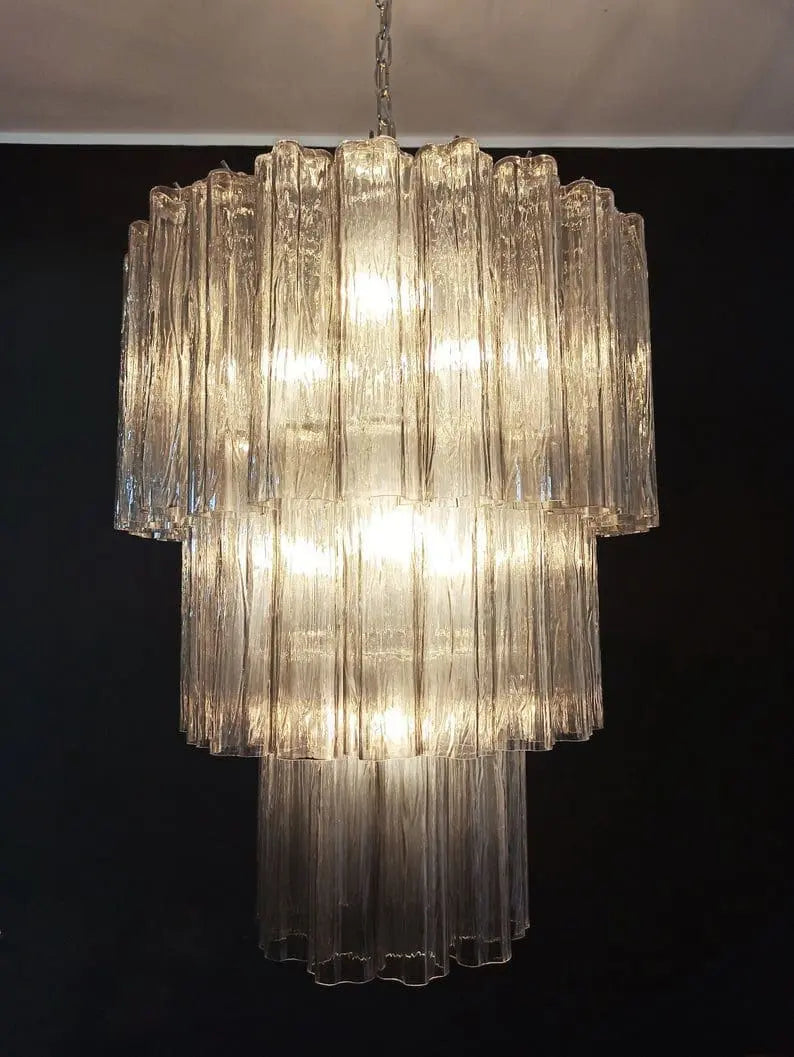 Murano Glass Chandelier – Smoked