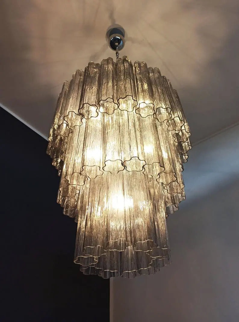 Murano Glass Chandelier – Smoked