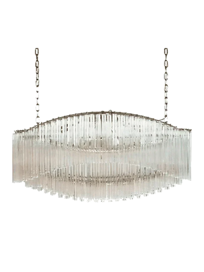 Murano Glass Chandelier – Pagoda – 292 prisms – Transparent
