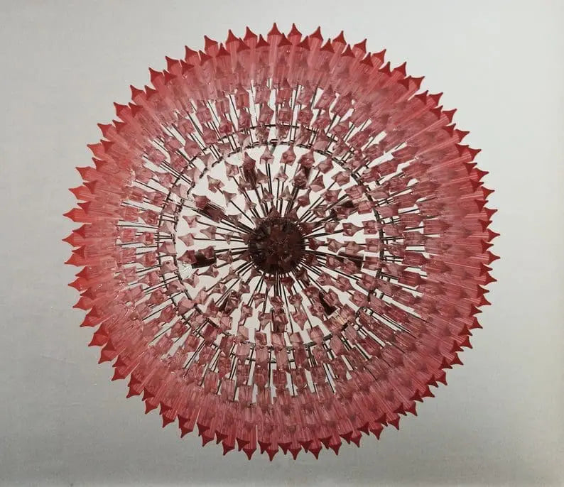 Murano Glass Chandelier – Pink