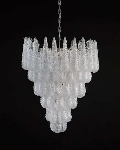 Murano Chandelier – Drop – Transparent