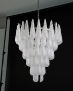 Murano Chandelier – Drop – Transparent