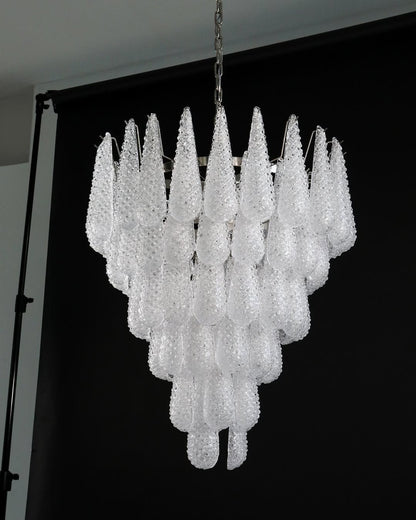 Murano Chandelier – Drop – Transparent