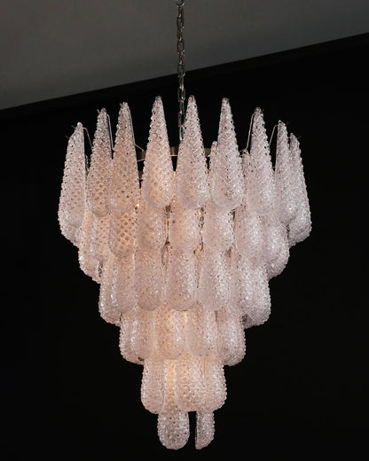 Murano Chandelier – Drop – Transparent