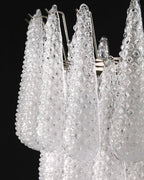 Murano Chandelier – Drop – Transparent