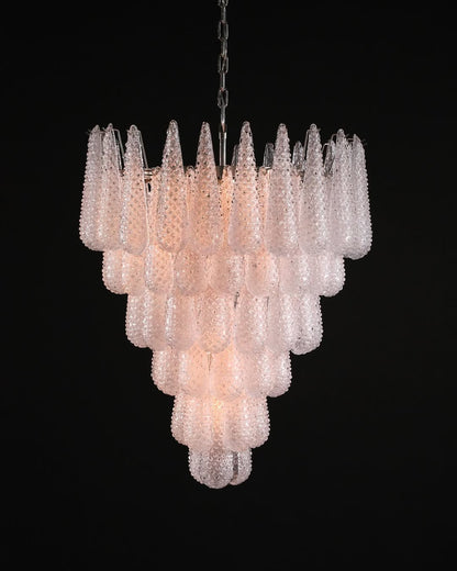 Murano Chandelier – Drop – Transparent