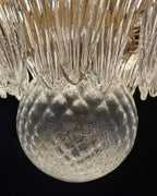 Murano Chandelier – Palmette– Smoked