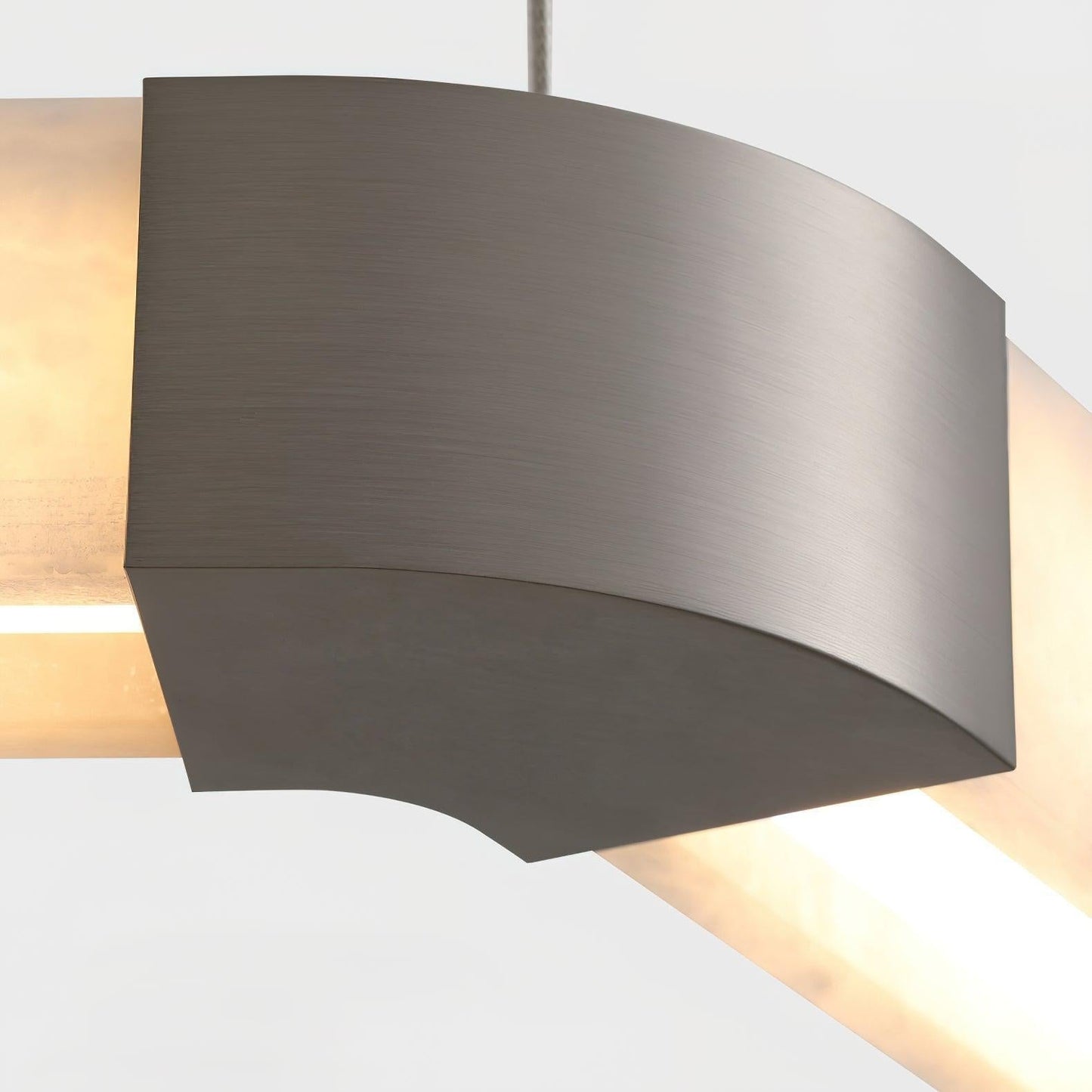 Ola Single Alabaster Ring Chandelier