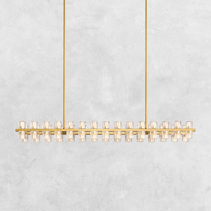 Reger Crystal Rectangular Chandelier 54'' 72"
