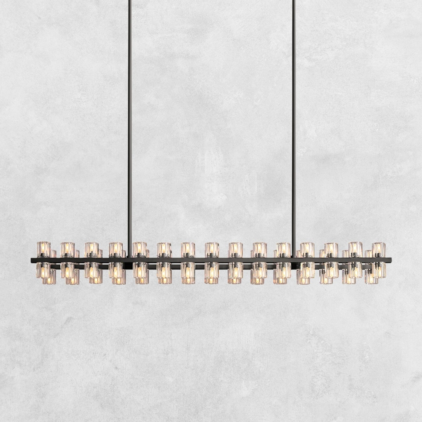 Reger Crystal Rectangular Chandelier 54'' 72"