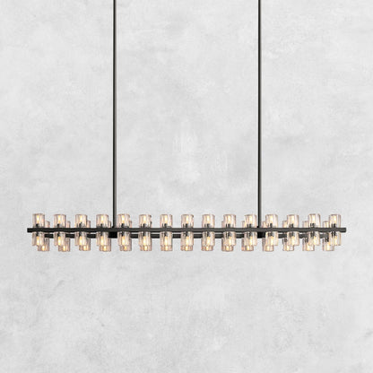 Reger Crystal Rectangular Chandelier 54'' 72"