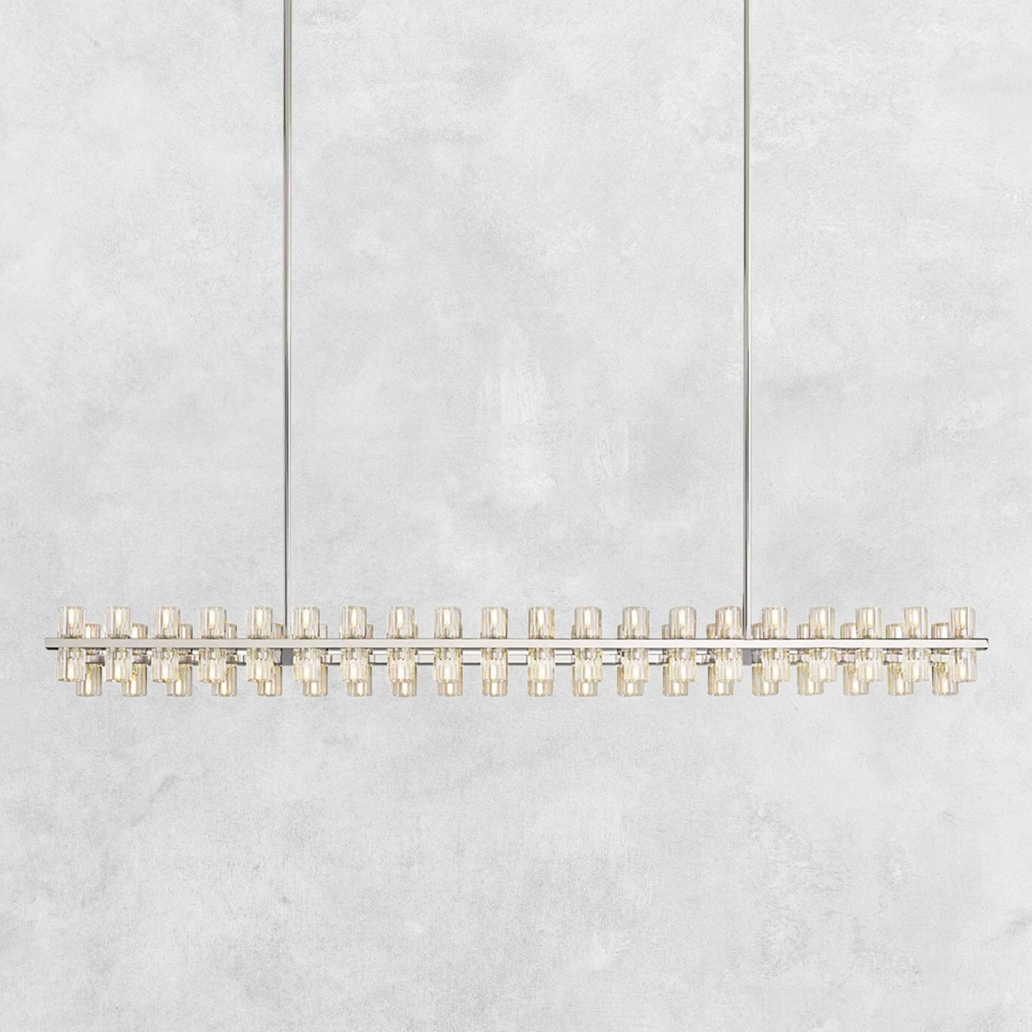 Reger Crystal Rectangular Chandelier 54'' 72"