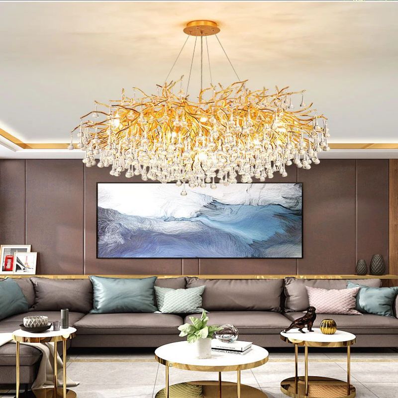 TLL Aquarcadia Living Room Branch Chandelier