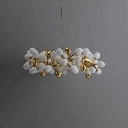 Pretty Grape Circle Branch Chandelier