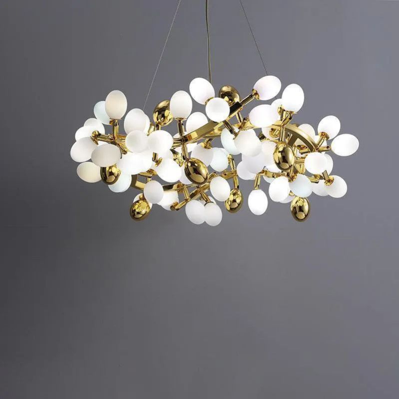 Pretty Grape Circle Branch Chandelier