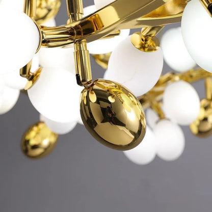 Pretty Grape Circle Branch Chandelier