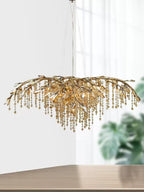 New Luxury Branch Crystal Pendant Chandelier Designer Creative Art Dining Room/Living Room Light Fixture