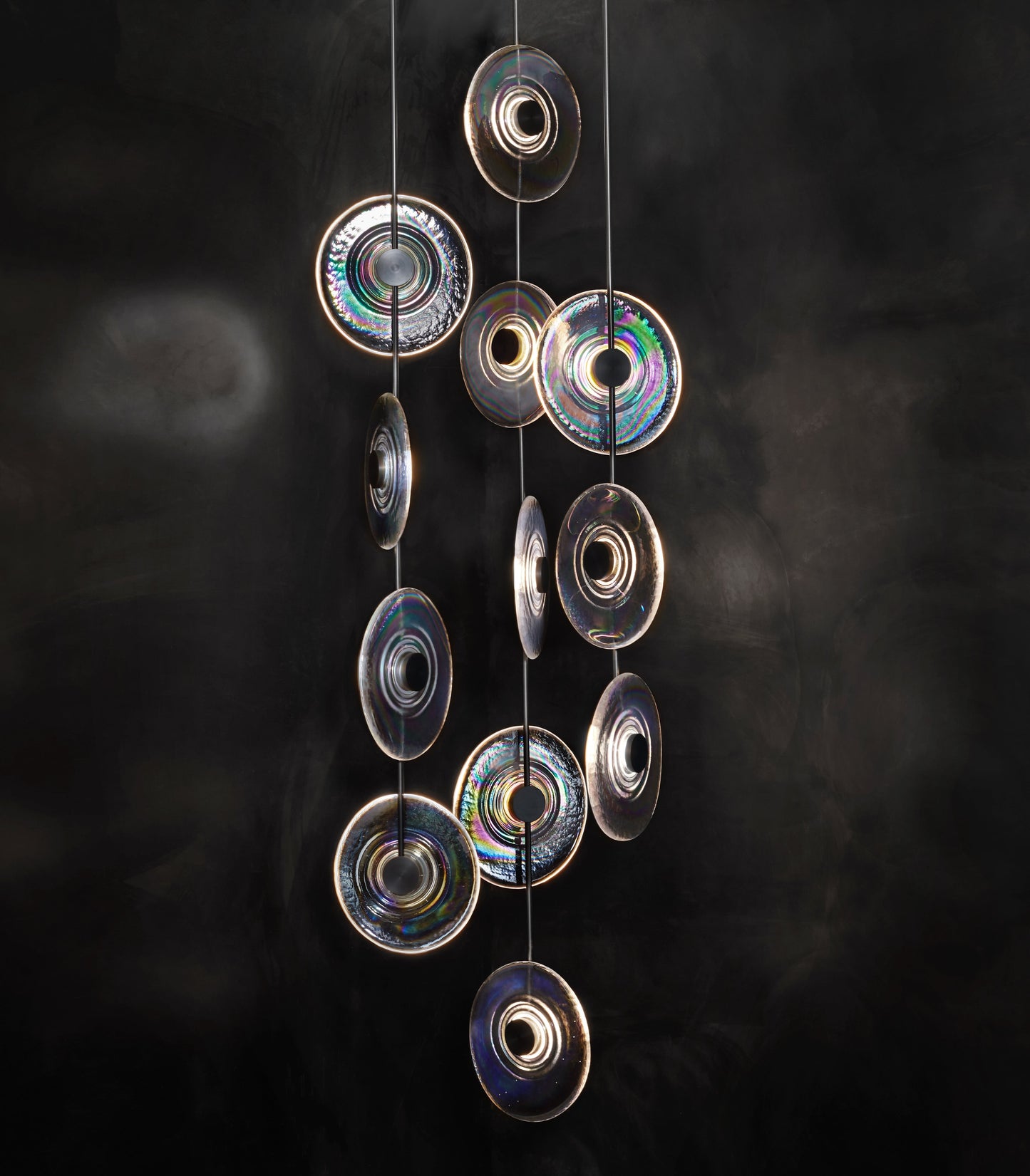 Modern Art Design Radiant Glass Chandelier