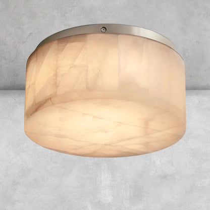 Riora Calcite Round Flushmount 6"10"14"