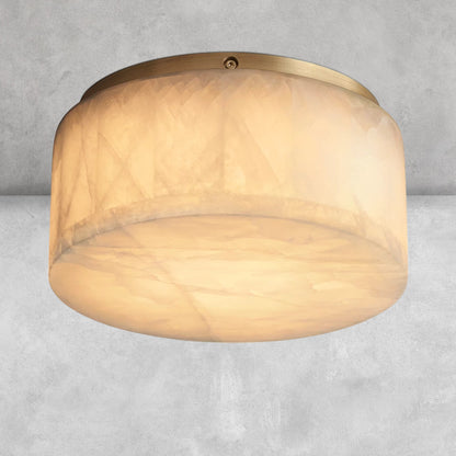 Riora Calcite Round Flushmount 6"10"14"