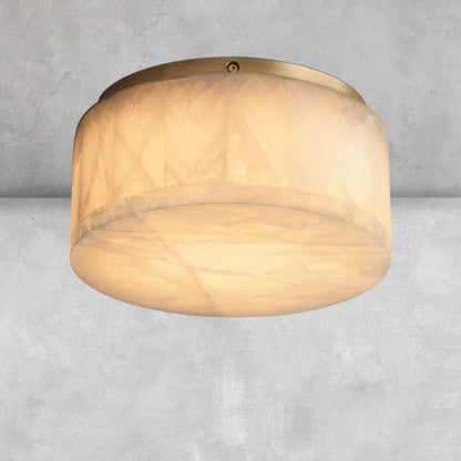 Riora Calcite Round Flushmount 6"10"14"