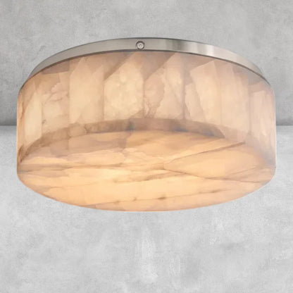 Riora Calcite Round Flushmount 6"10"14"