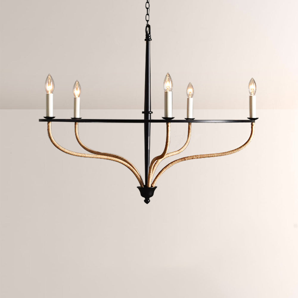 Rosalind Rattan Chandelier