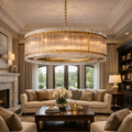 Sae Nari Glass Round Chandelier