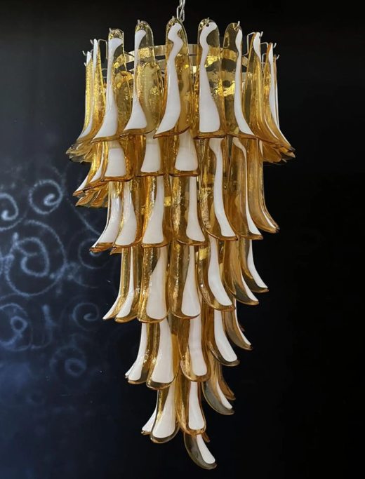 Murano Glass Chandelier – Caramel 31.50"D