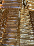 Sideros Smoke Glass Linear Chandelier