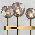 Bouble De Crystal Ball Linear Chandelier 48" 60"