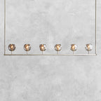 Bouble De Crystal Ball Linear Chandelier 48" 60"