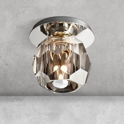 Bouble De Crystal Single Flushmount