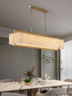 Hexa Alabaster Chandelier