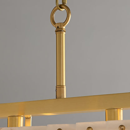 Hexa Alabaster Chandelier