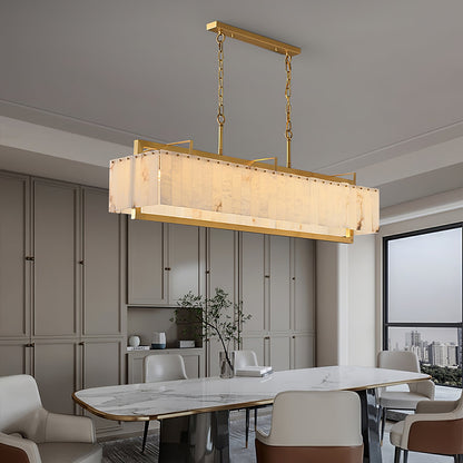 Hexa Alabaster Chandelier