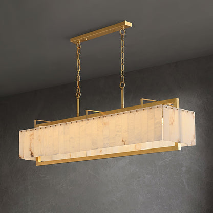 Hexa Alabaster Chandelier