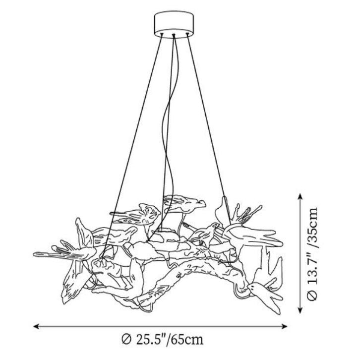 Seraph Branch Chandelier