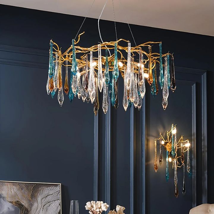 TLL Teardrop Crystal Chandelier