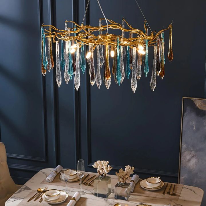 TLL Teardrop Crystal Chandelier