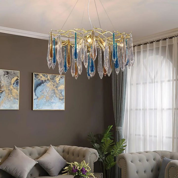 TLL Teardrop Crystal Chandelier