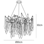 TLL Teardrop Crystal Chandelier