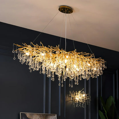 Stunning Tree Branch Crystal Chandelier