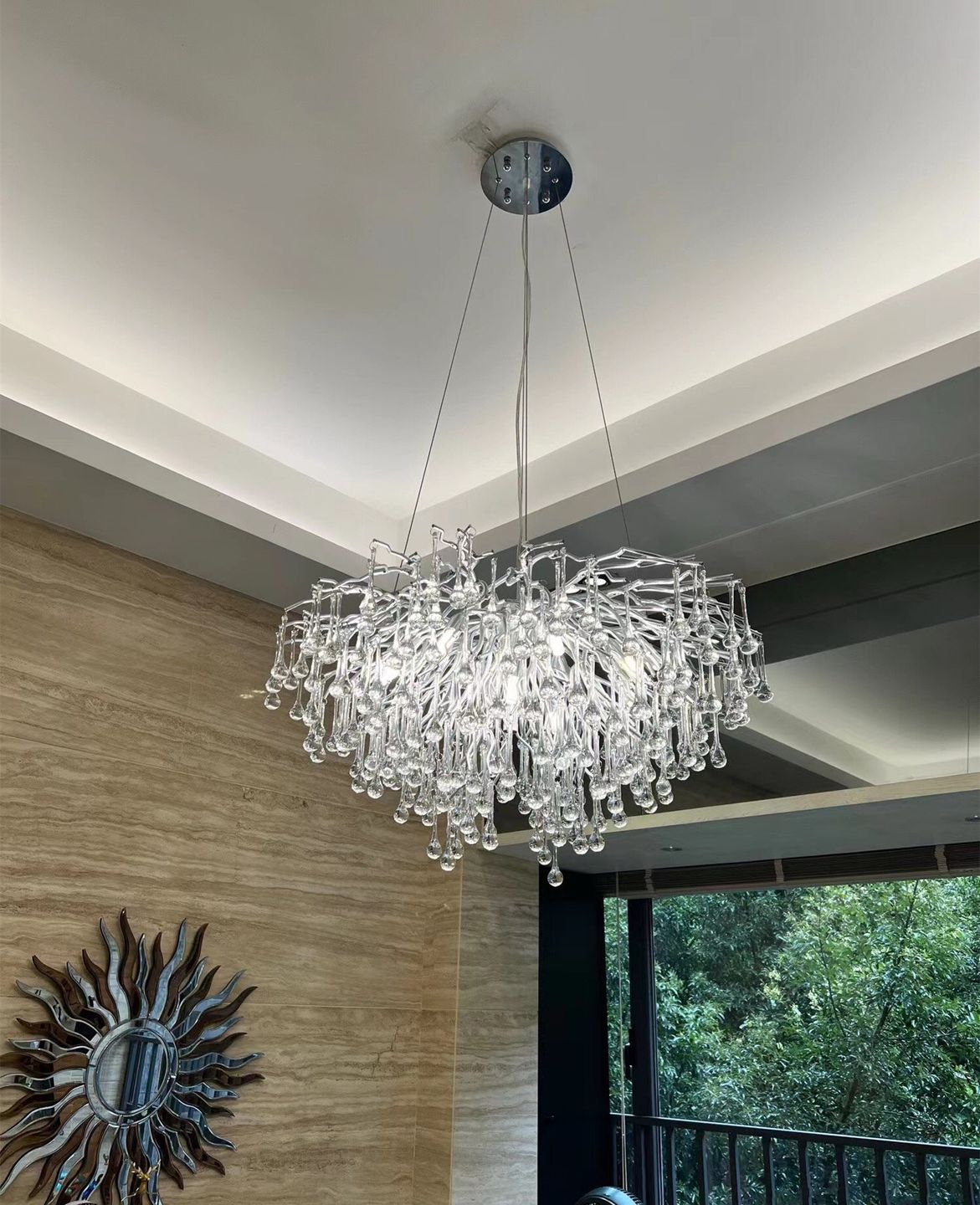 Stunning Tree Branch Crystal Chandelier